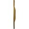 Ekena Millwork Galveston Ceiling Medallion (Fits Canopies up to 5 7/8"), 51"OD x 3 5/8"ID x 3 3/8"P, Gold CM51GLGLS - alternate 3